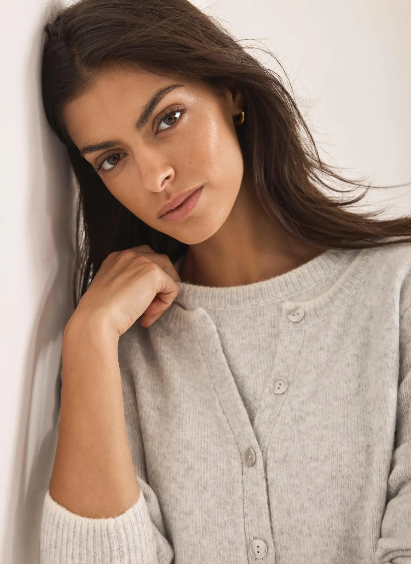Sale Double Layer Knit Cardigan Cardigans|Jumpers & Cardigans