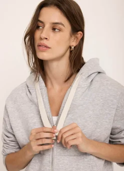 Zip Front Hoodie Sweatshirts|Sweatshirts