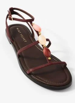 Hot Hana Leather Strappy Sandals Sandals