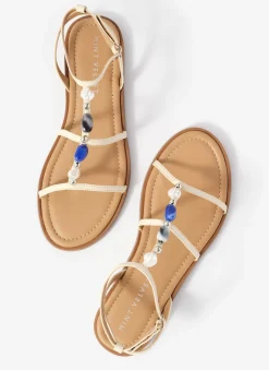 Online Hana Leather Strappy Sandals Sandals