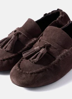 Discount Indie Suede Loafers Flat Shoes