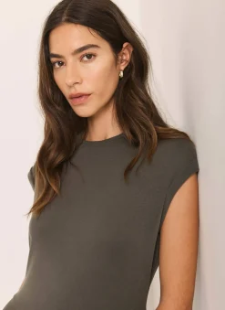 Discount Jersey Asymmetric Midi Dress Midi Dresses