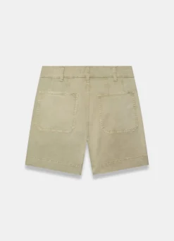 Clearance Pleated Chino Utility Shorts Shorts|Trousers
