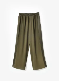 Discount Side Stripe Wide Trousers Wide Leg Trousers|Trousers
