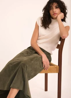 Online Suede Midi Skirt Midi Skirts|Skirts