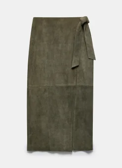 Online Suede Midi Skirt Midi Skirts|Skirts