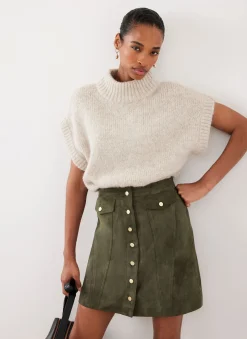 Sale Suede Mini Skirt Mini Skirts|Skirts