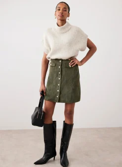 Sale Suede Mini Skirt Mini Skirts|Skirts