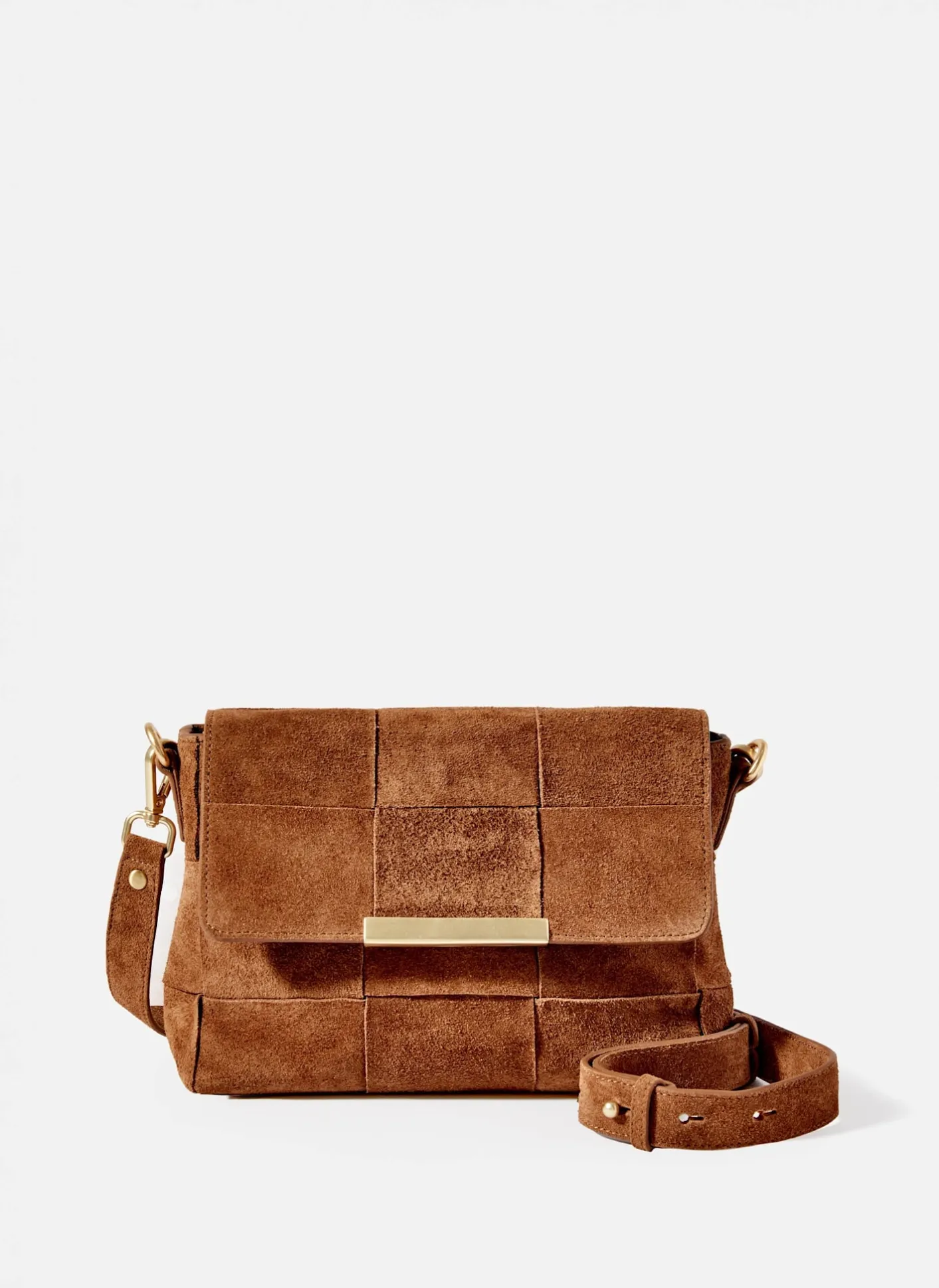 Hot Lara Suede Woven Crossbody Bag Bags