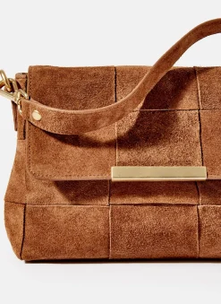 Hot Lara Suede Woven Crossbody Bag Bags
