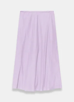 Outlet Linen Bias Midi Skirt Midi Skirts|Skirts