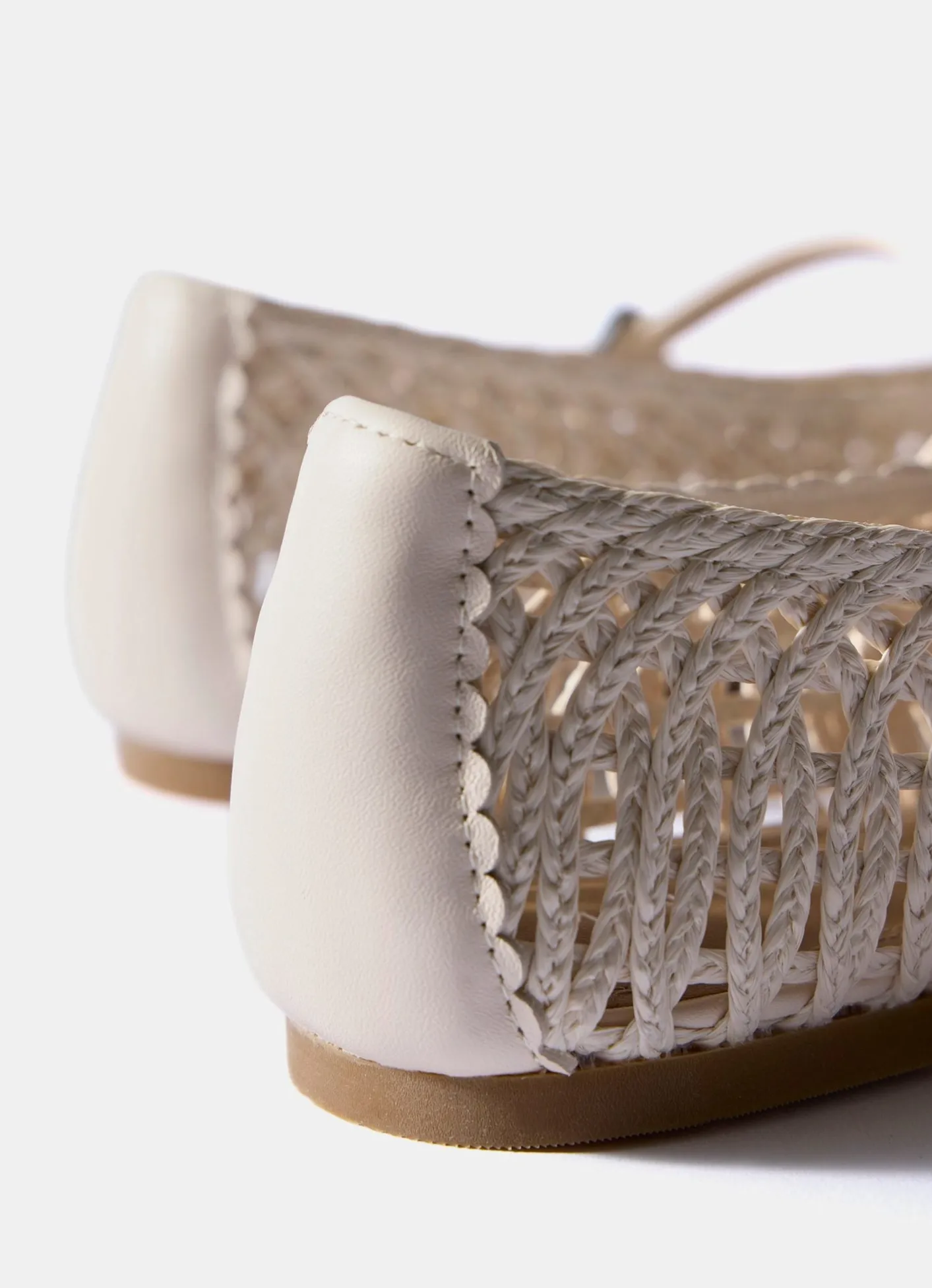 New Lily Woven Ballet Flat Pumps Flat Shoes