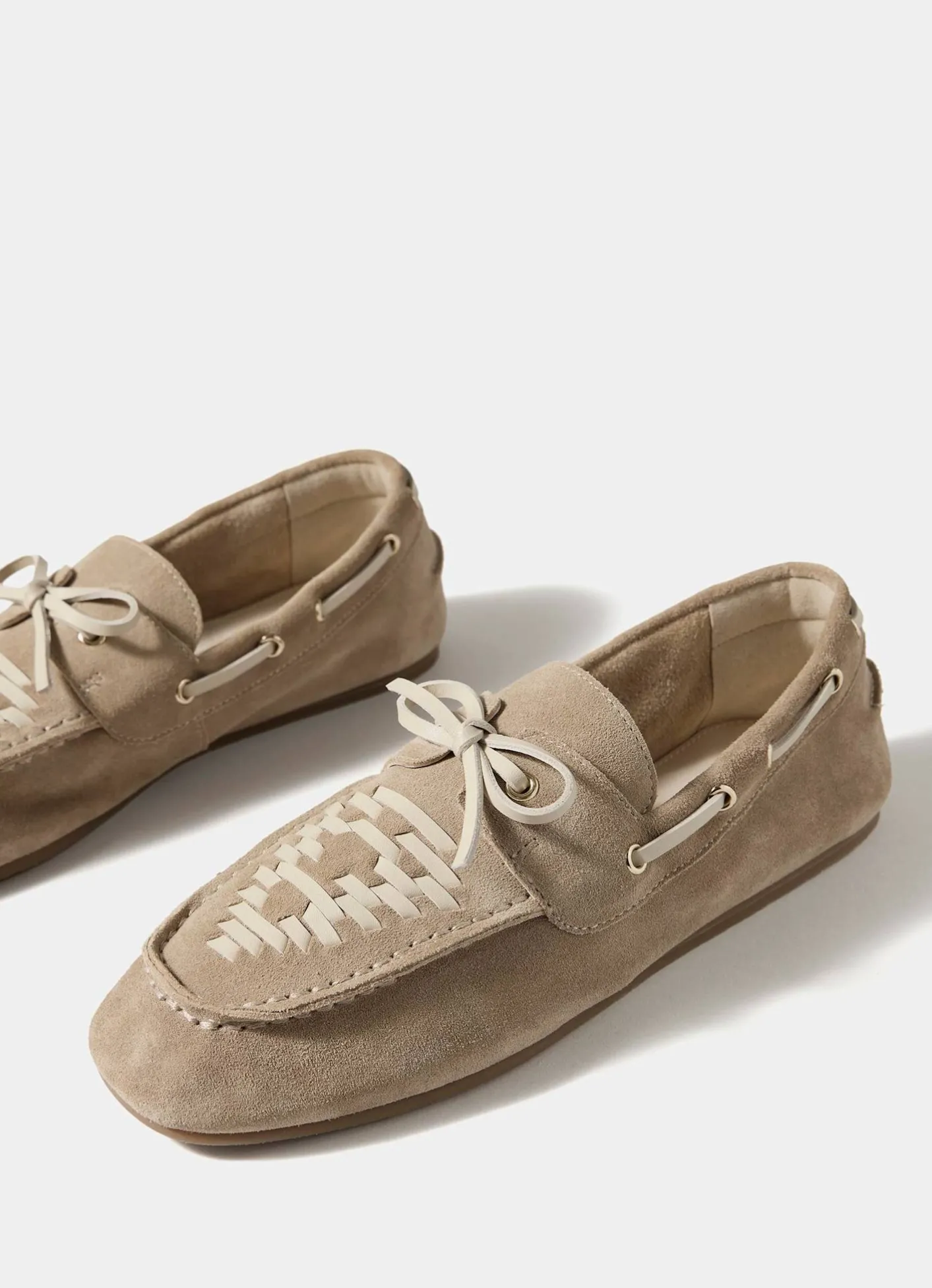 Online Livi Suede Boat Shoes Flat Shoes