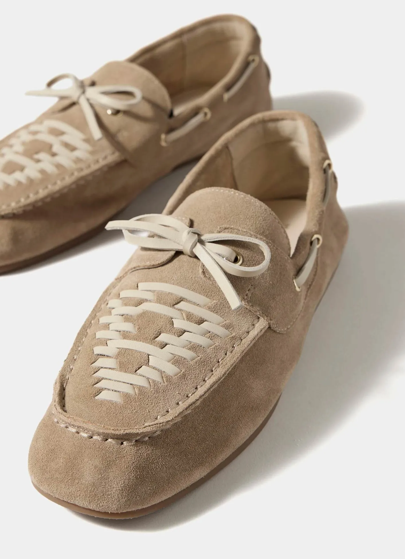 Online Livi Suede Boat Shoes Flat Shoes