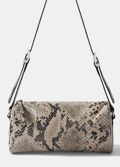 New Matilda Snake Print Leather Shoulder Bag Bags