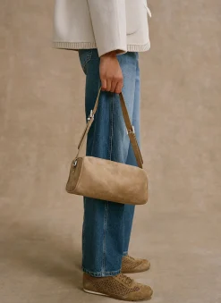Sale Matilda Tan Suede Shoulder Bag Bags