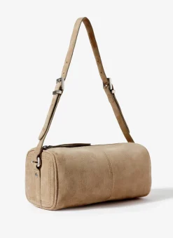 Sale Matilda Tan Suede Shoulder Bag Bags