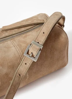 Sale Matilda Tan Suede Shoulder Bag Bags
