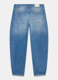 Online Mid Indigo Balloon Popper Jeans Jeans|Barrel & Balloon Jeans