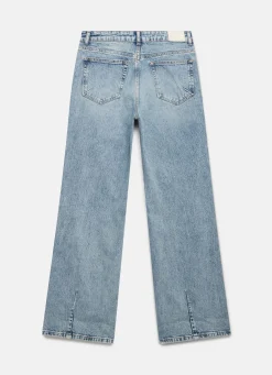 Sale Mid Indigo Workable Wide Jeans Jeans|Wide Leg Jeans