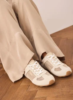 Myla Suede Mesh Trainers Sneakers