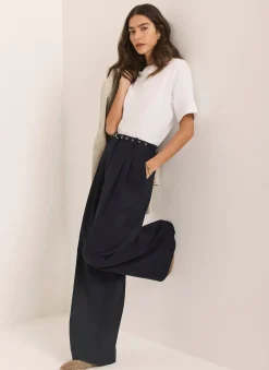 Belt Wide Leg Trouser Wide Leg Trousers|Trousers