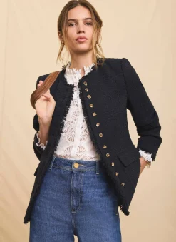 Hot Boucle Tweed Jacket Jackets