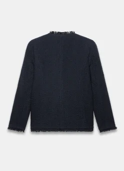 Hot Boucle Tweed Jacket Jackets