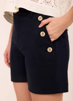 Best Button Front Chino Shorts Shorts|Trousers
