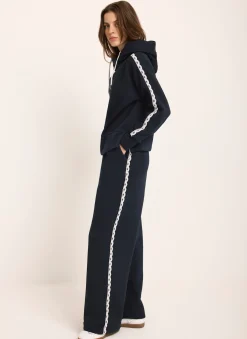 Sale Crochet Trim Hoodie Sweatshirts|Sweatshirts