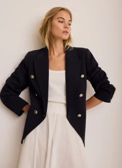 Sale Double Breasted Blazer Jackets