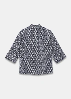 Geometric Print Resort Shirt Shirts & Blouses