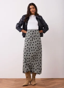 Hot Heart Print Maxi Skirt Maxi Skirts|Skirts