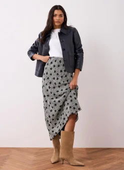 Hot Heart Print Maxi Skirt Maxi Skirts|Skirts