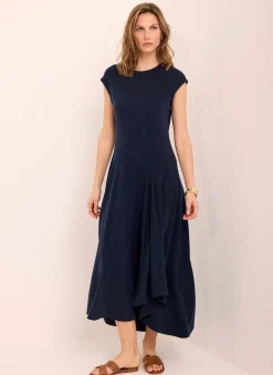 Sale Jersey Asymmetric Midi Dress Summer Dresses|Midi Dresses