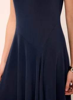 Sale Jersey Asymmetric Midi Dress Summer Dresses|Midi Dresses