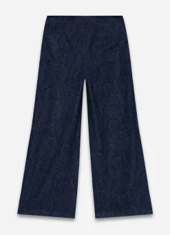 Discount Paisley Denim Wide Jeans Jeans|Wide Leg Jeans