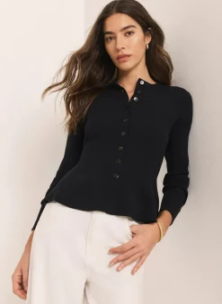 Best Peplum Knit Cardigan Cardigans|Jumpers & Cardigans