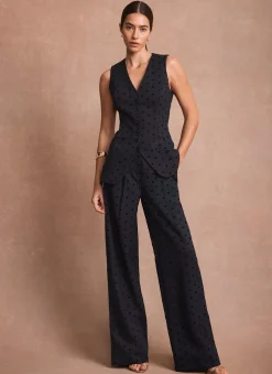 New Polka Dot Wide Leg Trousers Mv Limited|Wide Leg Trousers