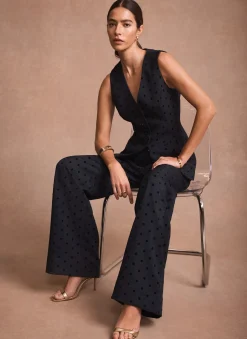New Polka Dot Wide Leg Trousers Mv Limited|Wide Leg Trousers