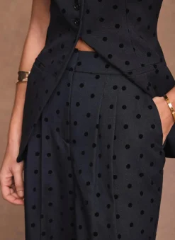 New Polka Dot Wide Leg Trousers Mv Limited|Wide Leg Trousers