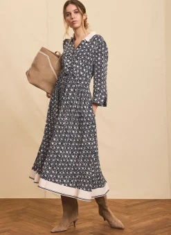 Best Print Midi Shirt Dress Midi Dresses|Shirt Dresses