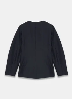 Discount Statement Button Sculpted Jacket Jackets