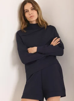 Outlet Super Soft Asymmetric Detail Sweatshirt Sweatshirts|Sweatshirts