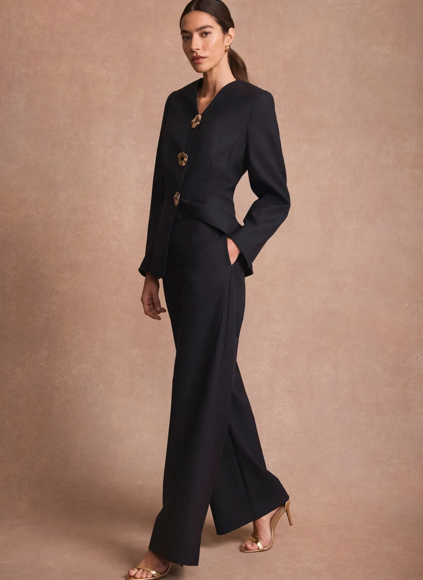 New Tailored Wide Leg Trousers Mv Limited|Trousers