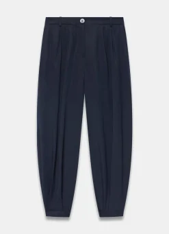 Sale Tapered Balloon Trousers Wide Leg Trousers|Trousers