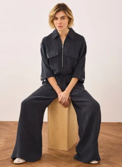 Discount Zip Detail Blouse Shirts & Blouses