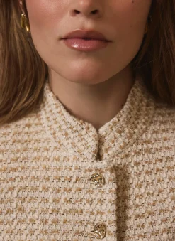 New Boucle Pocket Detail Jacket Jackets