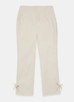 Hot Cotton Blend Capri Trousers Trousers