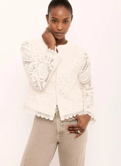 Sale Crochet Paisley Jacket Jackets|Cardigans